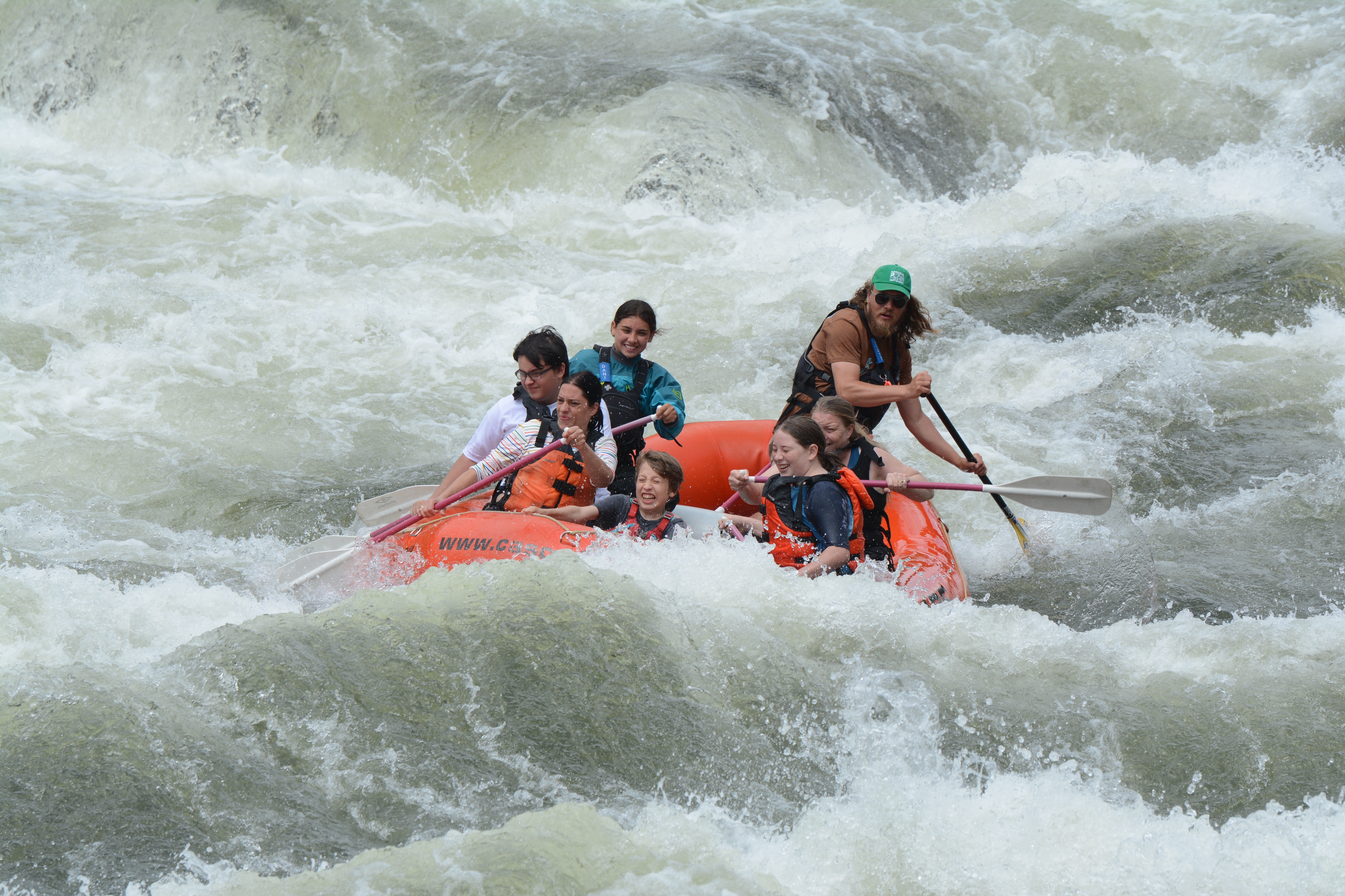 RV camping in the mountains